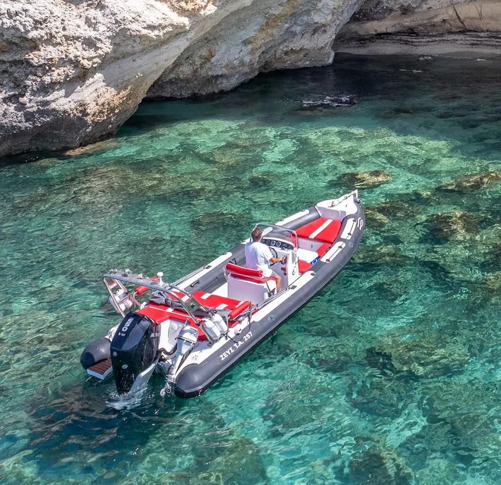 Ribeye 7,80m Kefalonia Rib Rentals with licence